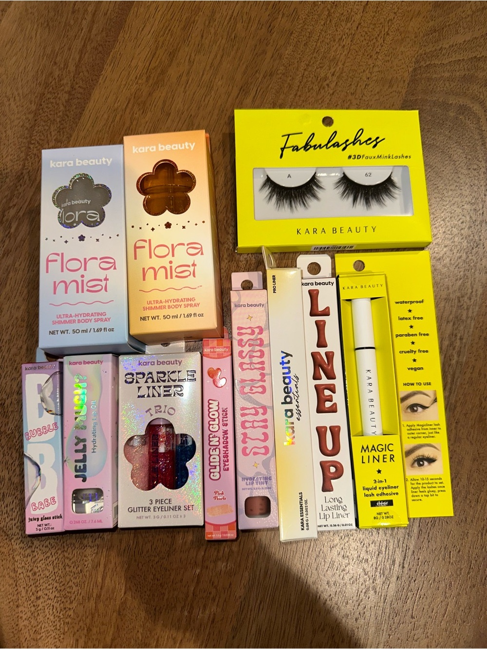 Kara Beauty Bunddle -12 Line Up Long-Lasting Lip Liner - eyelashes, spray mists